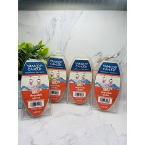 24 Yankee Candle Wax Melts SLOPESIDE SPRITZ Scent (4‎ packs of 6) 2.6 oz. each